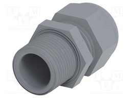 Cable gland; without nut,with long thread; M20; 1.5; IP68; grey