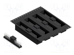 Connector: pin strips; pin header; male; PIN: 30; 2.54mm; SMT; 2x15