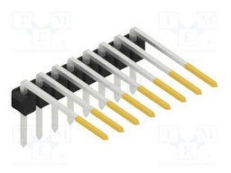 Connector: pin strips; pin header; male; PIN: 8; 2.54mm; THT; 1x8