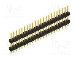 Connector: pin strips; pin header; male; PIN: 22; 2.54mm; THT; 1x22