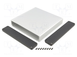 Enclosure: with panel; 1455; X: 165mm; Y: 160mm; Z: 30mm; aluminium