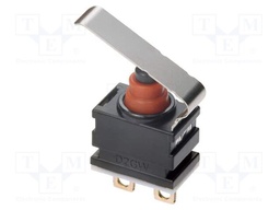 Microswitch SNAP ACTION; with lever with end bended out; Pos: 2
