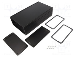 Enclosure: multipurpose; TEKAM; X: 170mm; Y: 300mm; Z: 82mm; black
