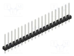 Connector: pin strips; pin header; male; PIN: 20; 2.54mm; THT; 1x20