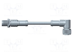 Cable: for sensors/automation; PIN: 4; M12-M12; D code-Ethernet