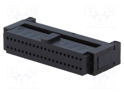 Plug; IDC; female; PIN: 40; IDC; for ribbon cable; 0.635mm