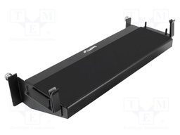 Shelf; 3U; black; Standard: 19"; Y: 127.64mm; X: 482mm; Z: 180mm; 30kg