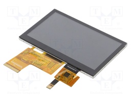 Display: TFT; 4.3"; 480x272; Illumin: LED; Dim: 105.5x67.2x4.68mm