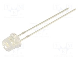 LED; green; 5mm; 1560÷2180mcd; 140°; Front: flat; 2.7÷2.9VDC; round