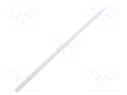 Heat shrink sleeve; glueless; 3: 1; 3mm; L: 1.2m; transparent; 5pcs.