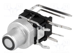 Switch: keypad; Pos: 2; SPST-NO; 0.05A/12VDC; silver; Illumin: LED