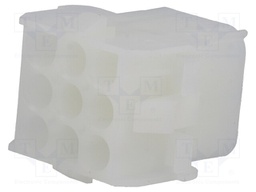 Plug/socket; wire-wire; male/female; NLS; 6.35mm; PIN: 9; UL94V-2