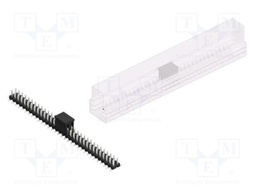Connector: pin strips; pin header; male; PIN: 64; 2.54mm; SMT; 2x32