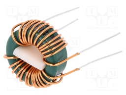 Inductor: wire; THT; 1mH; 2.8A; 16mΩ; 230VAC; 17x6mm; -20÷+50%; 10kHz
