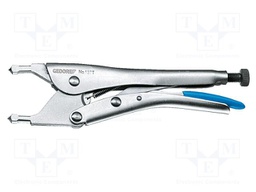 Pliers; locking; for gripping,for bending; 220mm; Plating: nickel