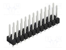 Connector: pin strips; pin header; male; PIN: 24; 2.54mm; THT; 2x12