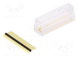 Connector: pin strips; pin header; male; PIN: 33; 1.27mm; SMT; 1x33
