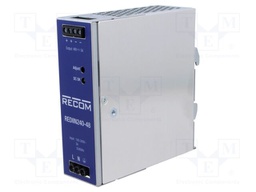 Power supply: switched-mode; for DIN rail; 240W; 48VDC; 5A; 90.5%
