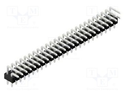 Connector: pin strips; pin header; male; PIN: 50; 2.54mm; THT; 2x25