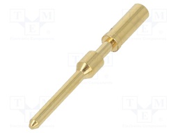 Circular Connector Contact, Pin, Crimp, 18 AWG, 28 AWG, Hummel M16 Sensor Connectors