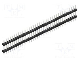 Connector: pin strips; pin header; male; PIN: 35; 2mm; THT; 1x35