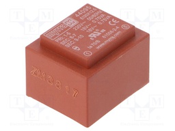Transformer: encapsulated; 1.5VA; 230VAC; 18V; 18V; 42mA; 42mA