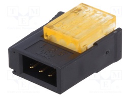 Wire-wire/PCB; plug; male; PIN: 3; 2mm; IDC; for cable; Mini-Clamp