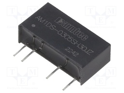 Converter: DC/DC; 1W; Uin: 2.97÷3.63V; Uout: 5VDC; Iout: 200mA; SIP7