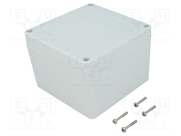 Enclosure: multipurpose; X: 105mm; Y: 105mm; Z: 75mm; ZP; light grey