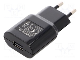 Power supply: switched-mode; constant voltage; 5VDC; 2A; 10W; plug