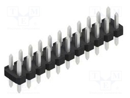 Connector: pin strips; pin header; male; PIN: 22; 2.54mm; THT; 2x11