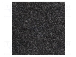 Upholstery cloth; Dim: 1500x700mm; black melange; D: 3mm