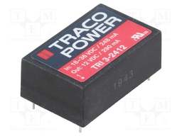 Converter: DC/DC; 3.5W; Uin: 18÷36V; Uout: 12VDC; Iout: 290mA; DIP24