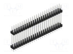 Connector: pin strips; pin header; male; PIN: 48; 2.54mm; THT; 2x24
