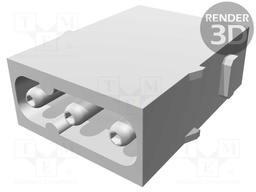 Connector: HAN; module; male; Han Modular C; PIN: 3; screw terminal
