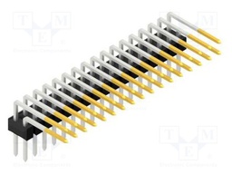 Connector: pin strips; pin header; male; PIN: 34; 2.54mm; THT; 2x17