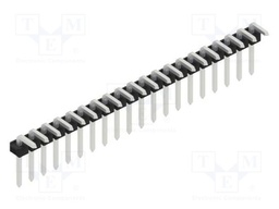Connector: pin strips; pin header; male; PIN: 20; 2.54mm; THT; 1x20