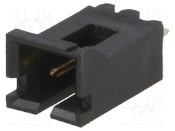 Socket; wire-board; male; AMPMODU MTE; 2.54mm; PIN: 2; straight; THT