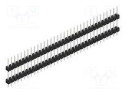 Connector: pin strips; pin header; male; PIN: 34; 2.54mm; THT; 1x34
