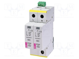 Surge arrester; Type 2; Poles: 2; 40kA; Uoper.max: 275VAC; -40÷70°C