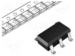 IC: voltage regulator; LDO,linear,fixed; 3.3V; 0.5A; SOT23-5; SMD