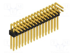 Connector: pin strips; pin header; male; PIN: 32; 1.27mm; THT; 2x16