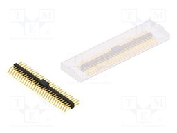 Connector: pin strips; pin header; male; PIN: 56; 2.54mm; SMT; 2x28
