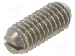 Ball latch; stainless steel; Thread: M3; 7mm; F1: 3N; F2: 4.5N