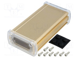 Enclosure: multipurpose; X: 68.7mm; Y: 129mm; Z: 35.2mm; silver