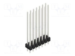 Connector: pin strips; pin header; male; PIN: 14; 2.54mm; THT; 2x7