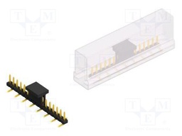 Connector: pin strips; pin header; male; PIN: 16; 2mm; SMT; 1x16