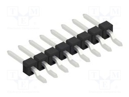Connector: pin strips; pin header; male; PIN: 8; 2.54mm; SMT; 1x8