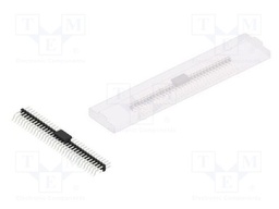 Connector: pin strips; pin header; male; PIN: 64; 2mm; SMT; 2x32