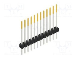 Connector: pin strips; pin header; male; PIN: 12; 2.54mm; THT; 1x12